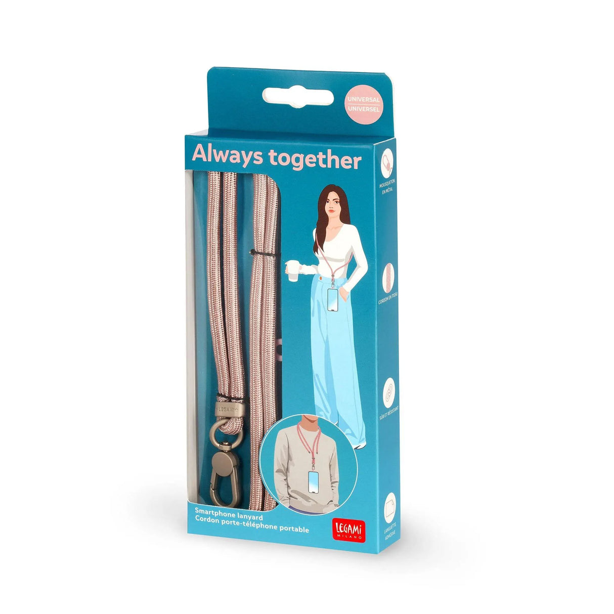 Cordon smartphone Rose
