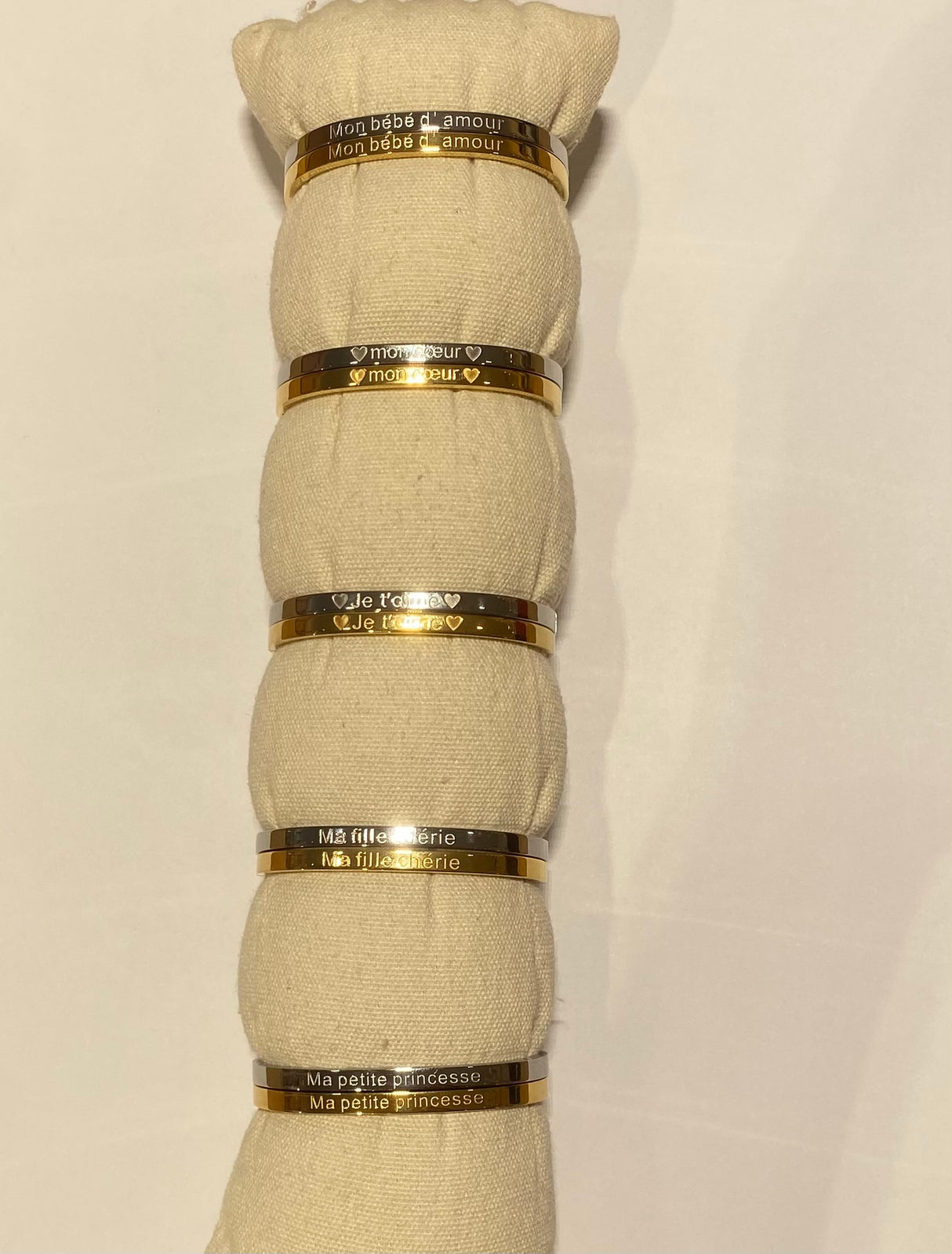 Bracelet Acier inoxydable Message SILVER/OR