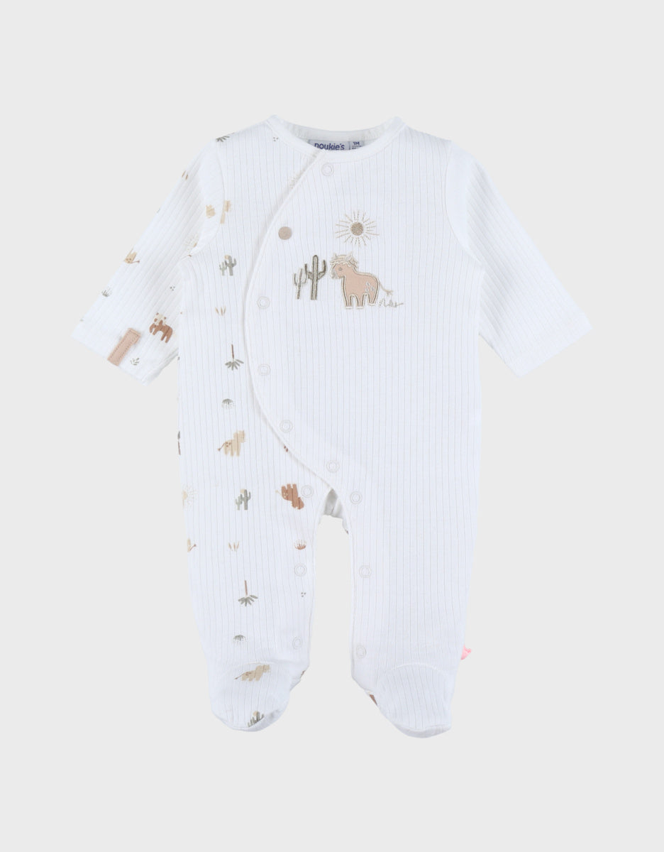 Pyjama bébé, coton structuré Fluffy