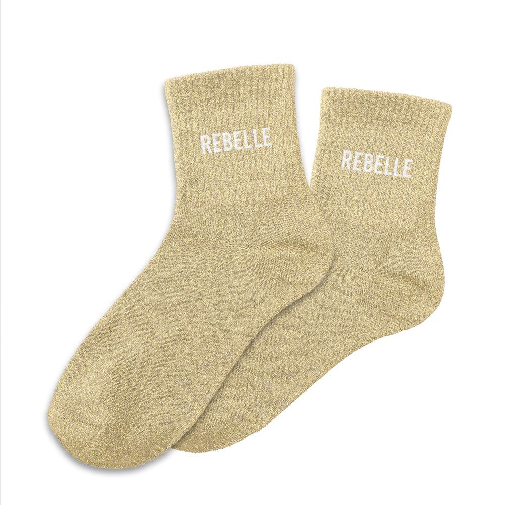 REBEL glittersokken