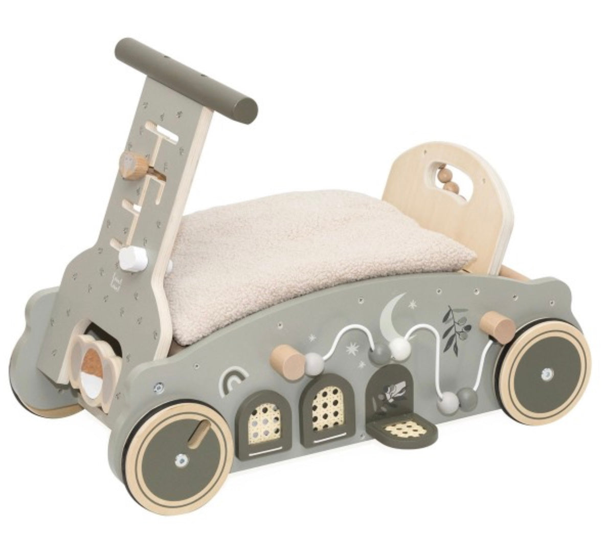 Balançoire, marcheur et voiture 3en1 Green olive