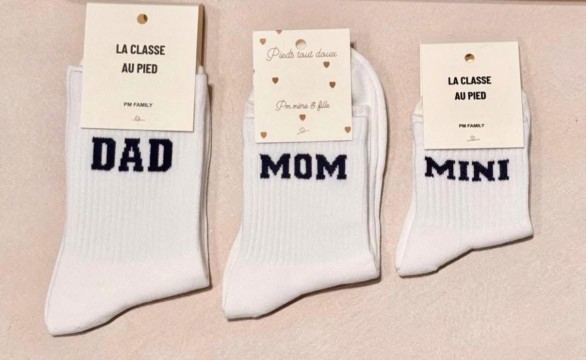 Chaussettes DAD-MOM-MINI