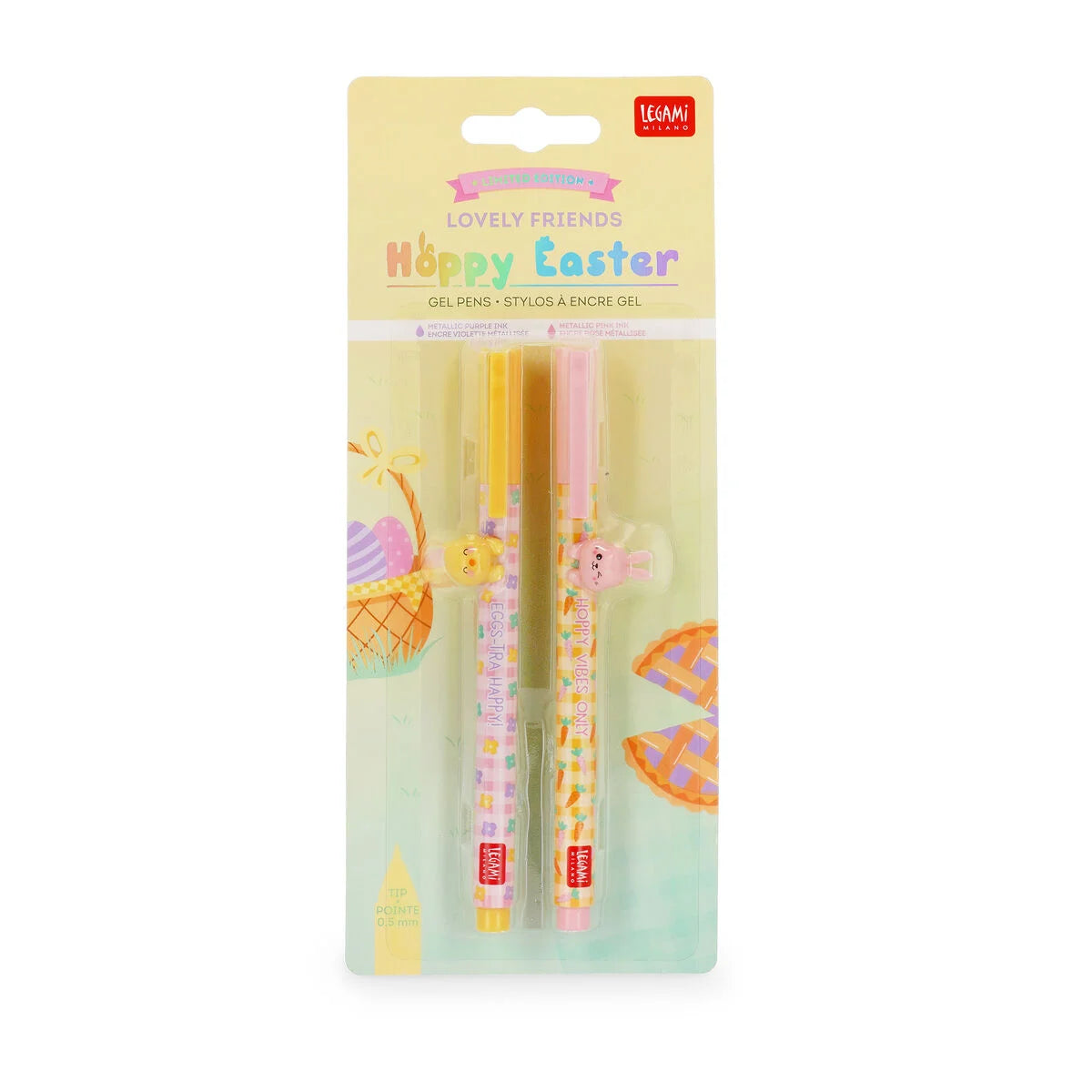 SET de 2 Stylos Lovely Friends HAPPY EASTER - Edition limitée