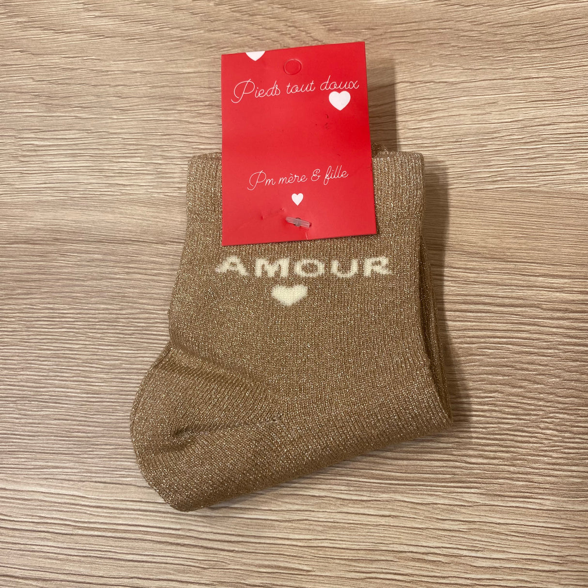 Chaussettes Amour Taupes