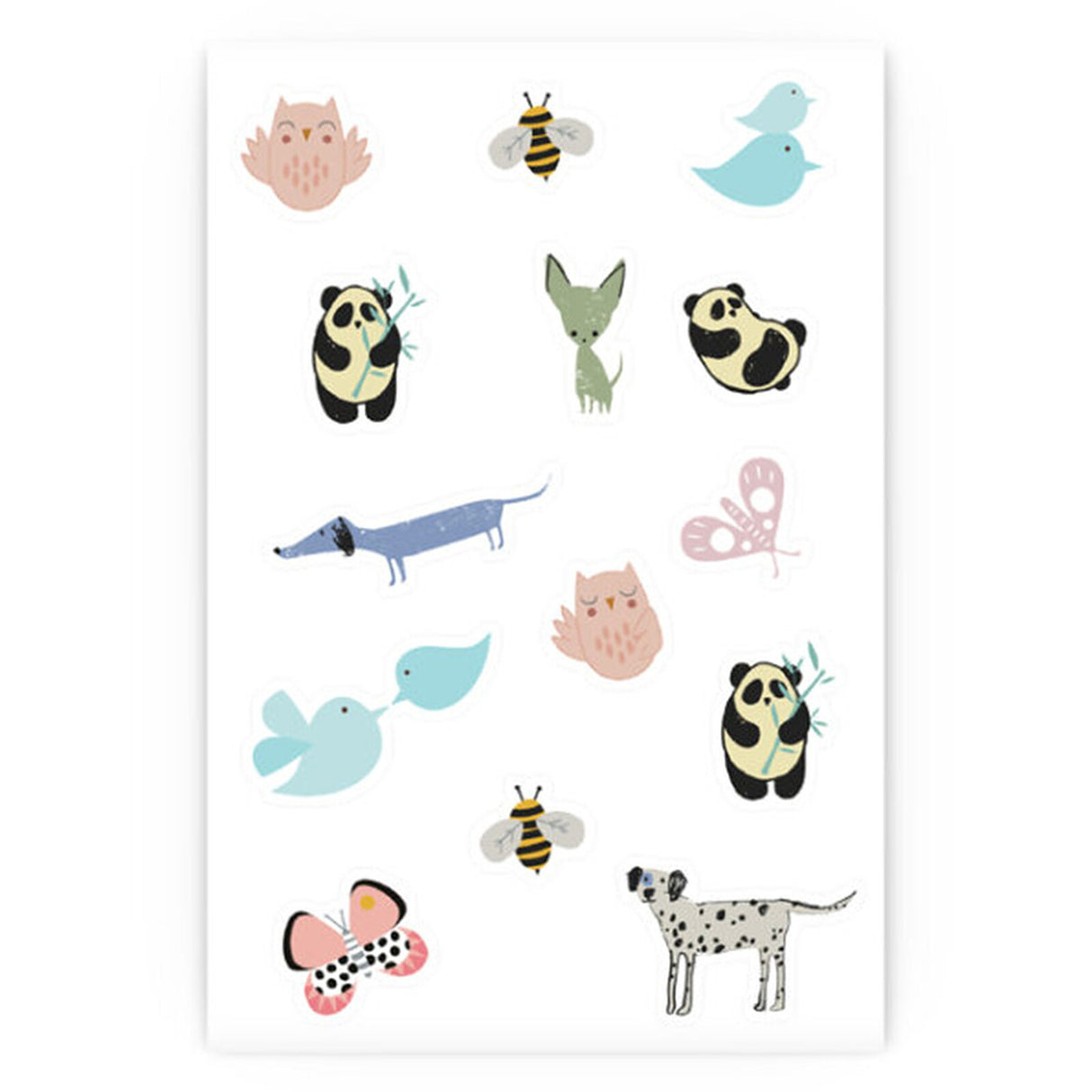 TATTOOS 3+ à la citronnelle (14 pièces) - BE AN ANIMAL LOVER