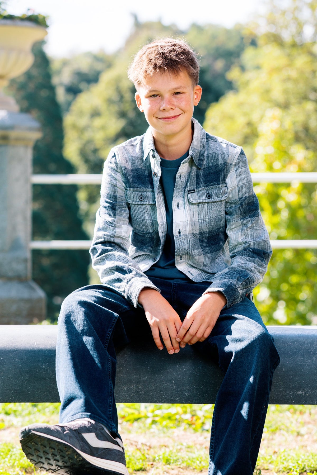 Chemise Grayson Bleu