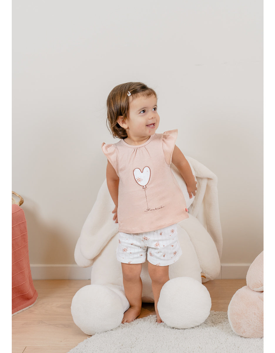 Pyjama bébé vintage flower