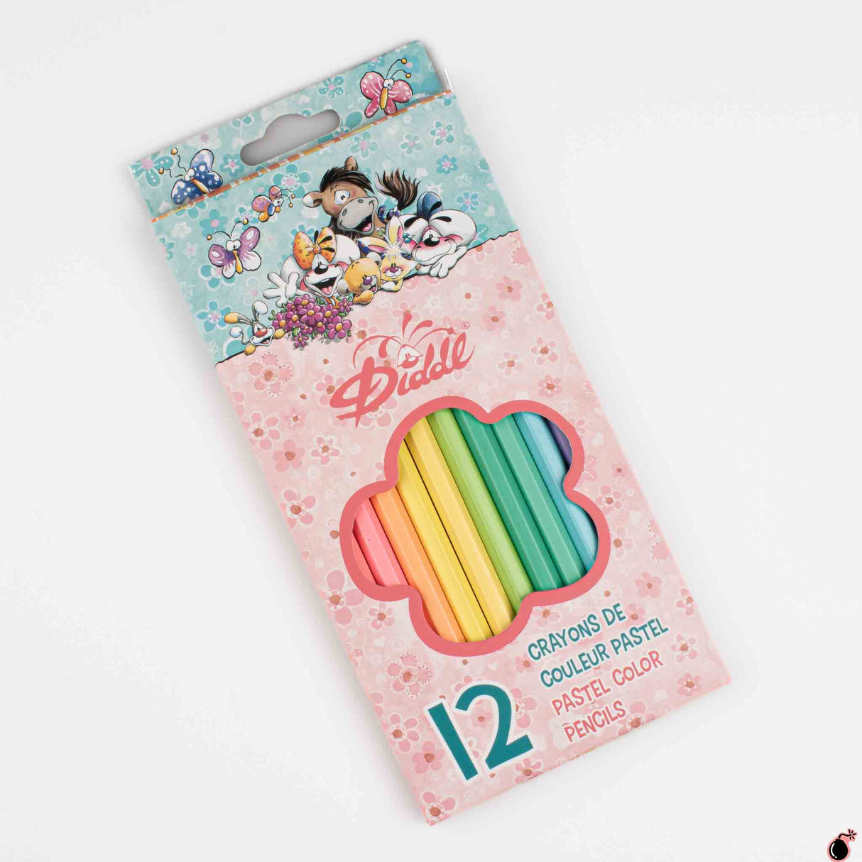 Boîte de 12 crayons parfumés Diddl