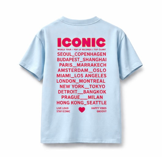 T-shirt ICONIC Bleu clair