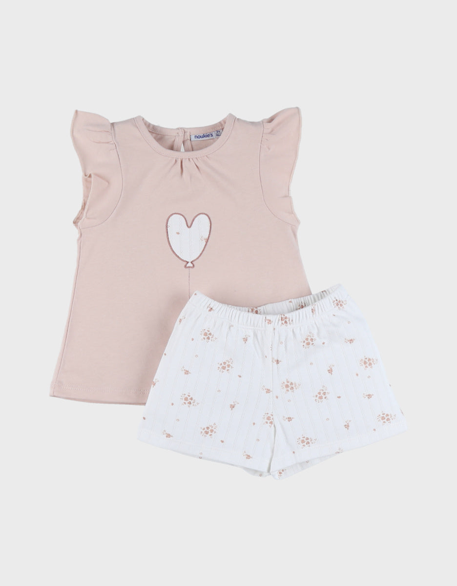 Pyjama bébé vintage flower
