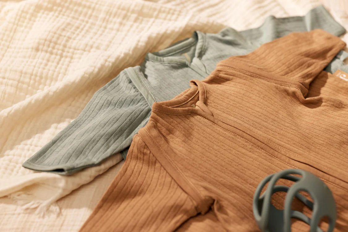 Gigoteuse avec Manches Amovible Ronde Ajour - Sea Green