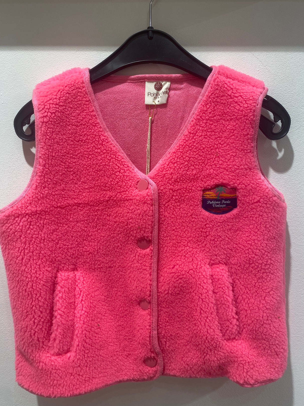 Gilet sans manche Pohème Rose