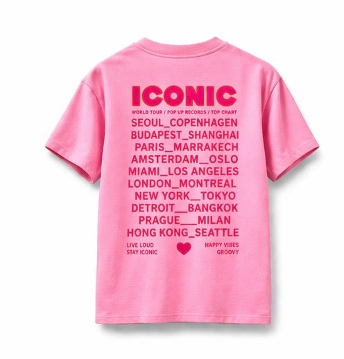 T-shirt ICONIC Rose fushia