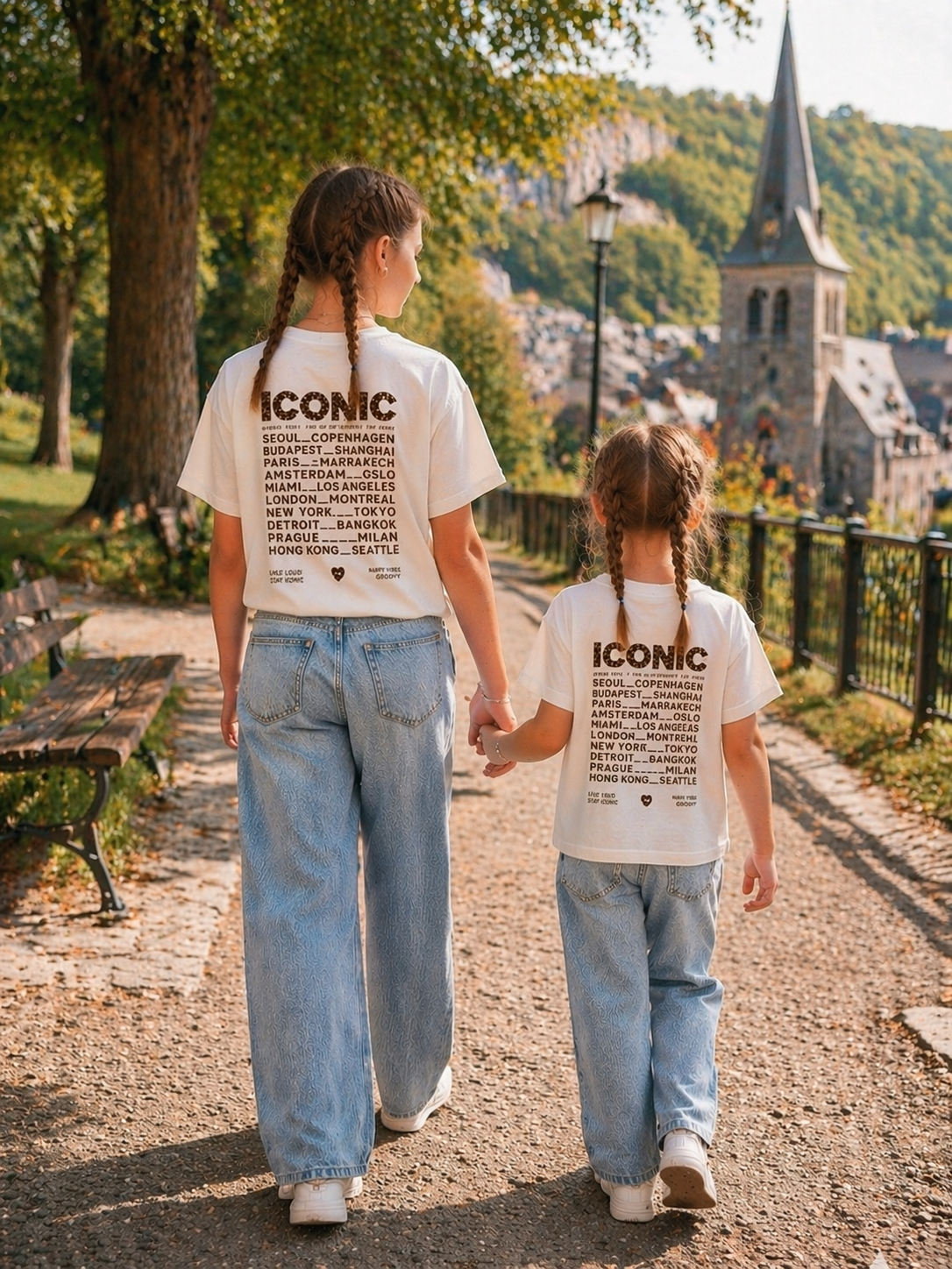 T-shirt ICONIC Blanc Léo