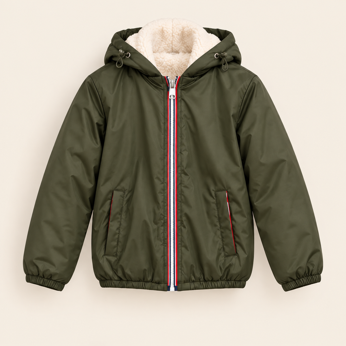 Veste imperméable enfant KAKI - Précommande - Livraison à partir du 6/10