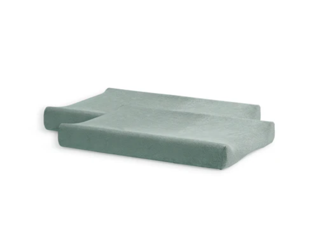 Housse Matelas à Langer Éponge - 2 Unités Ash Green °