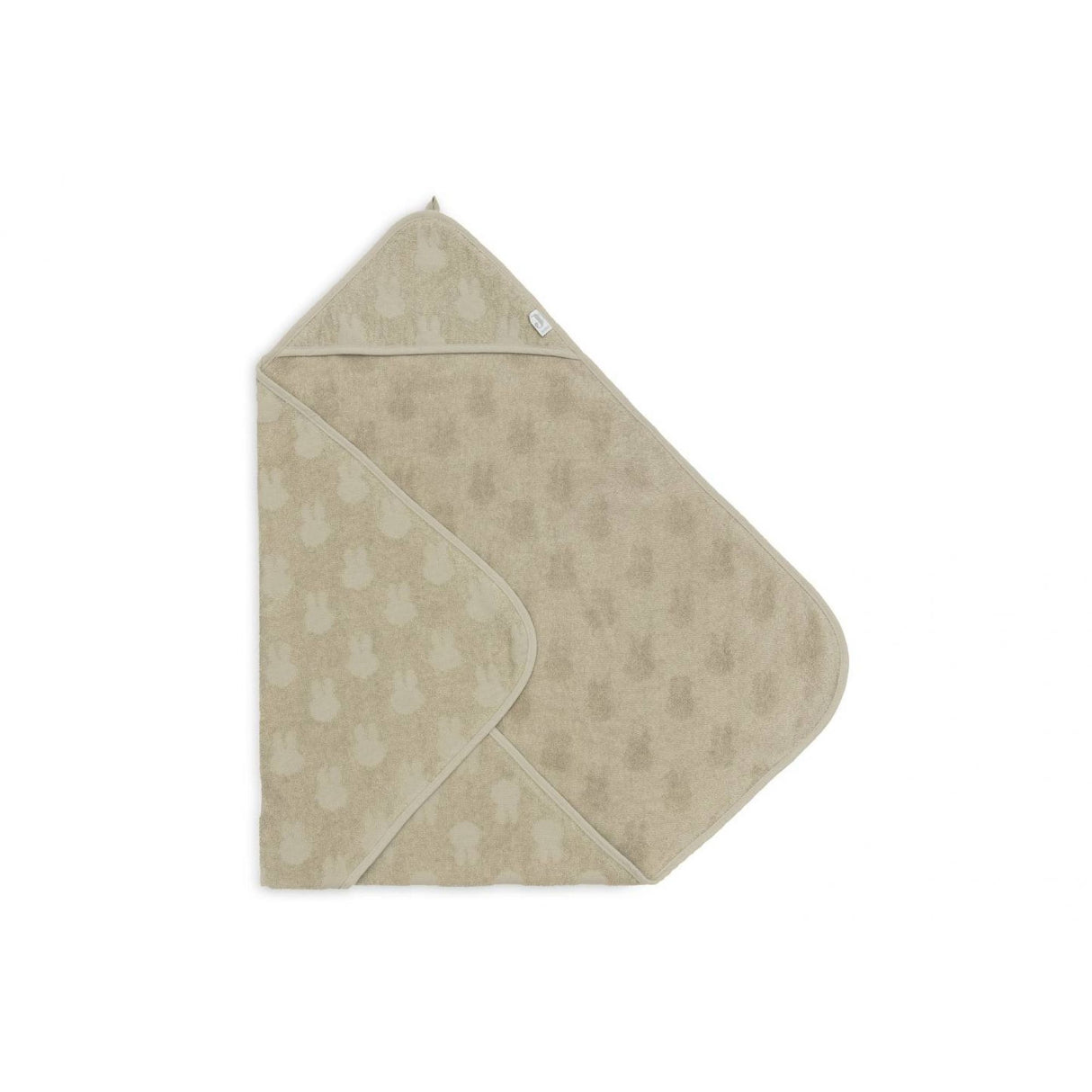 ° Article coup de cœur - Cape de Bain Éponge 75x75cm - Miffy Jacquard Olive Green ° -emporté