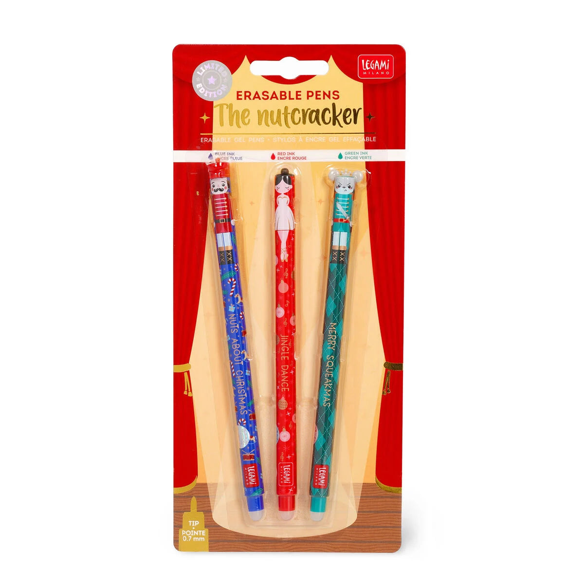 3 Stylos effaçables - Pack CHRISTMAS