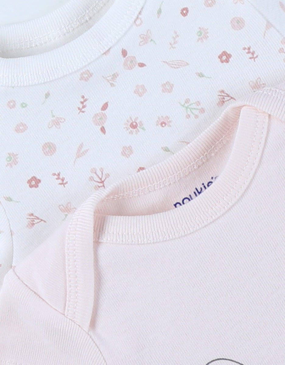 Set 2 bodys Souris Rose