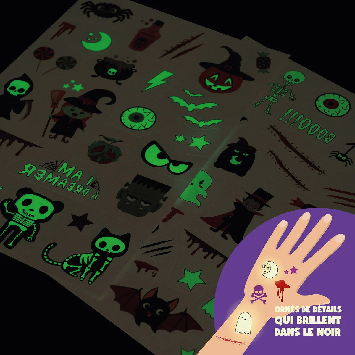 Tatouages Éphémères - Halloween - Tattoos