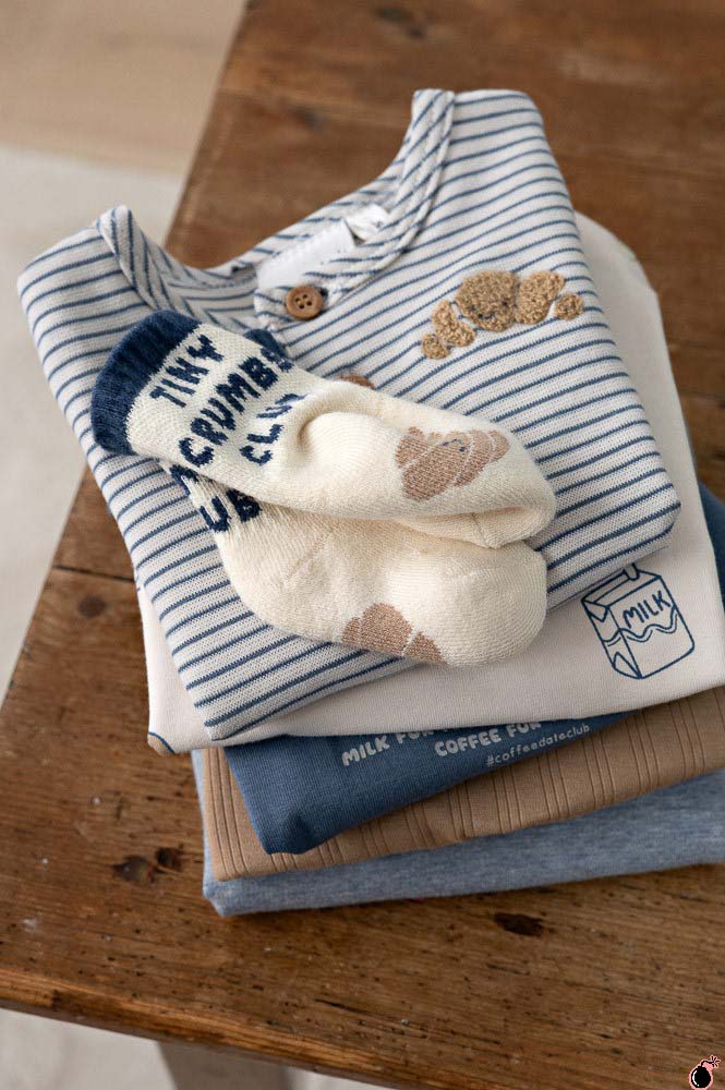 T shirt Morning Bleu
