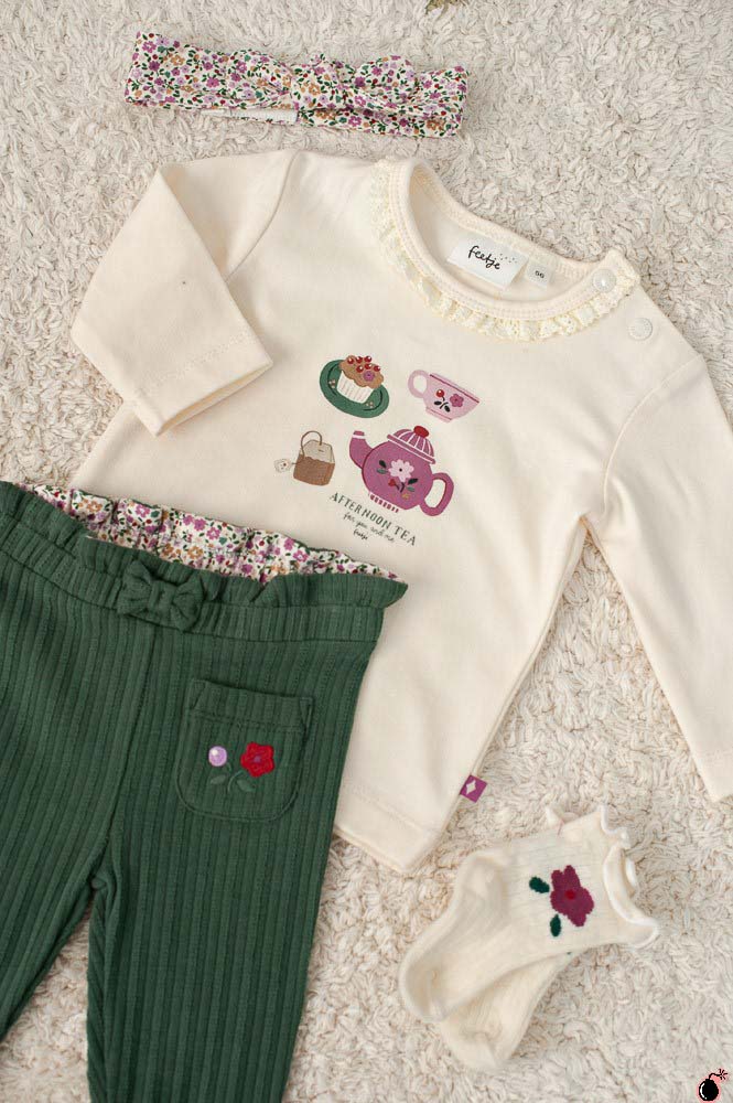 Chaussettes Tea Crème