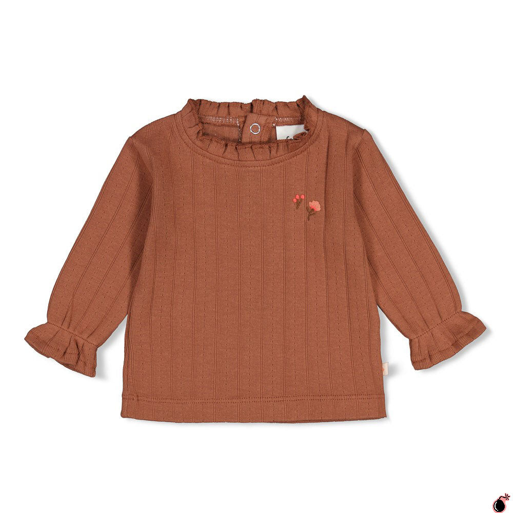 Pull Jardin Brun