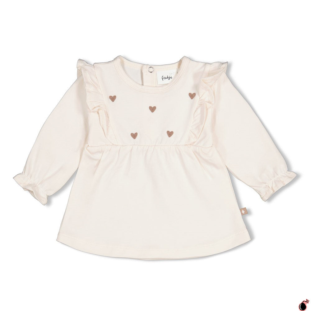 T shirt Love Blanc