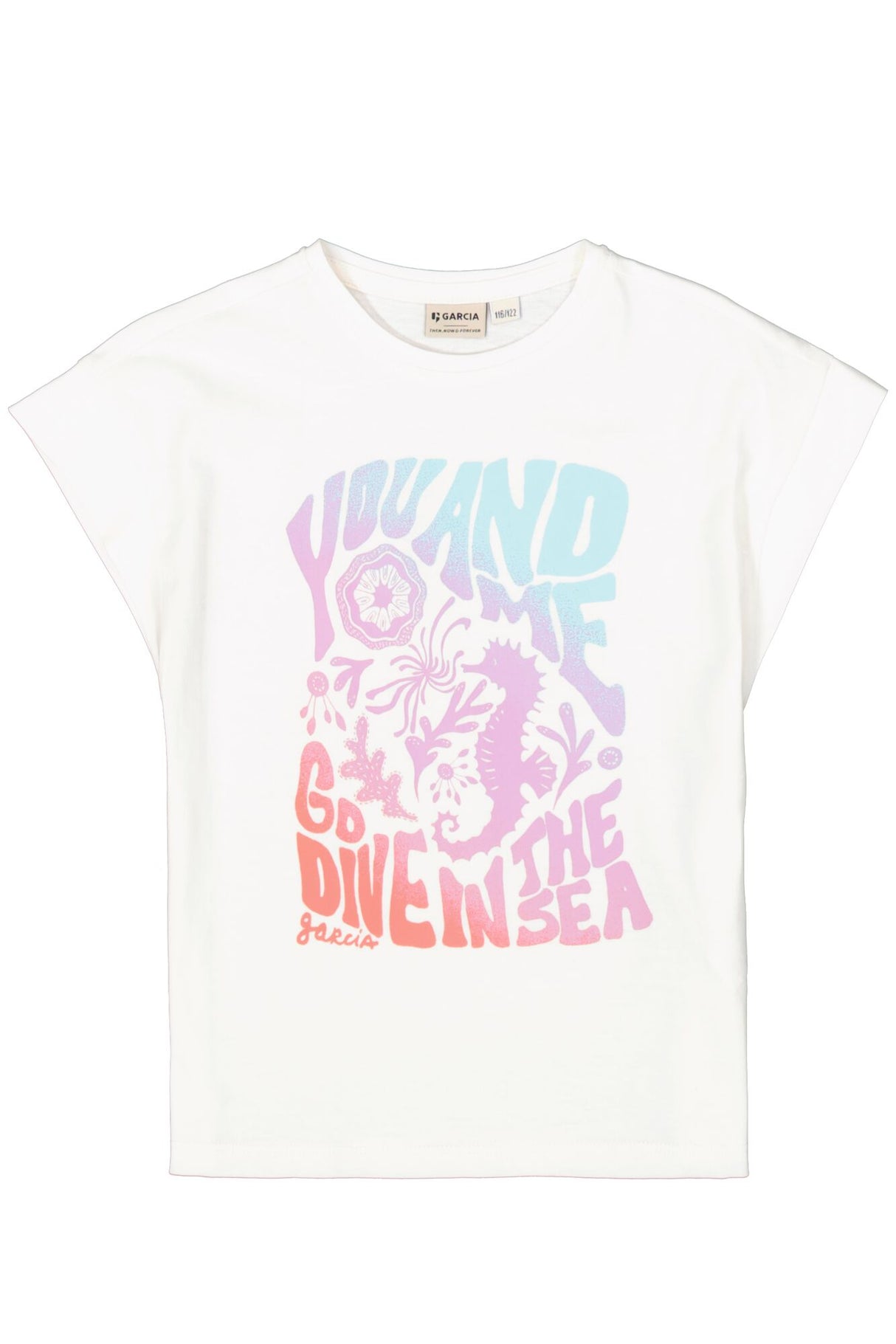 T shirt Fiorella Blanc