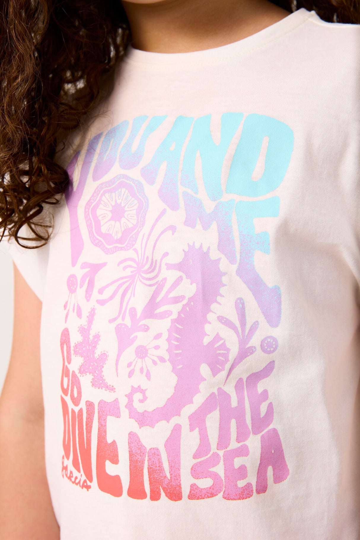 T shirt Fiorella Blanc