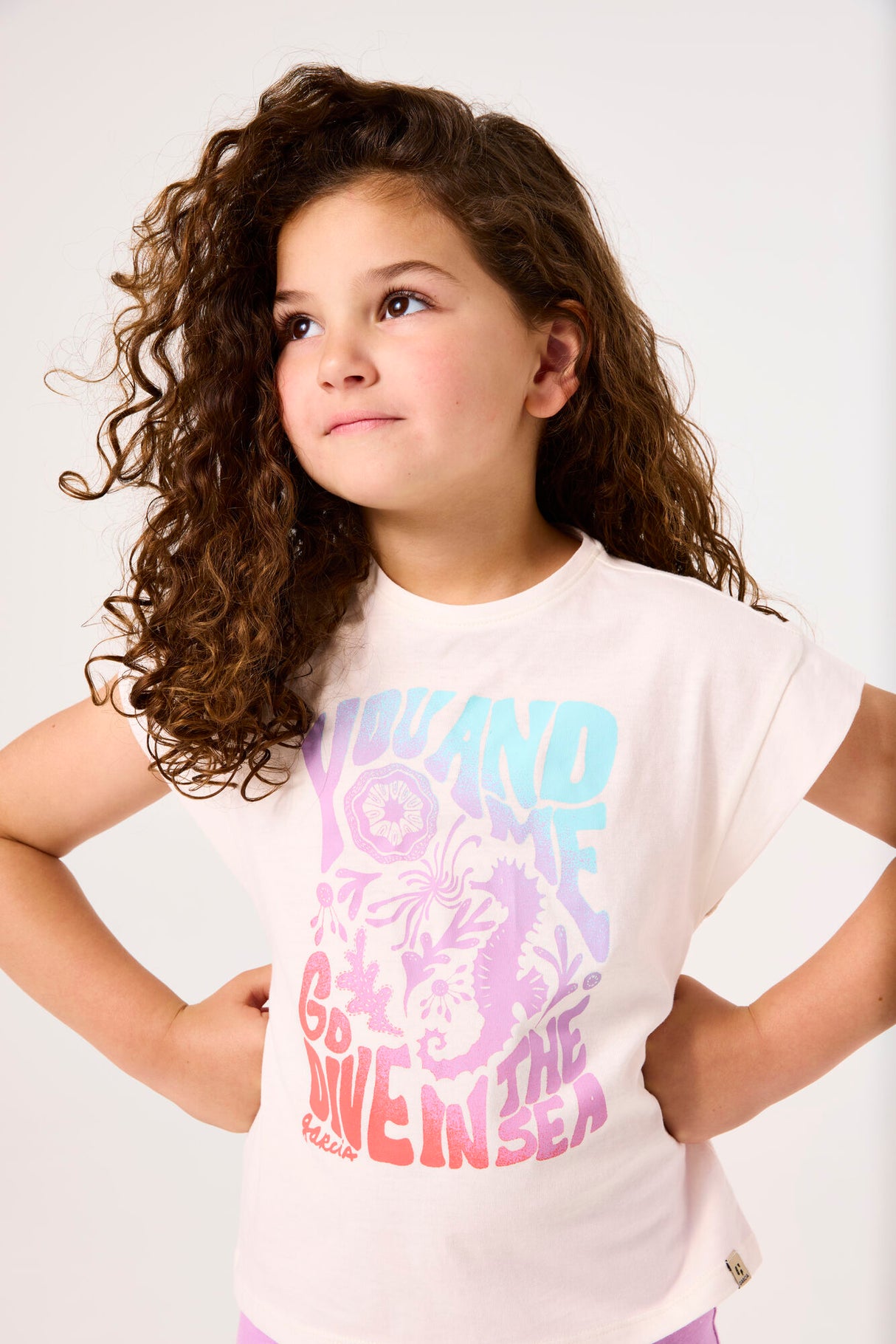 T shirt Fiorella Blanc