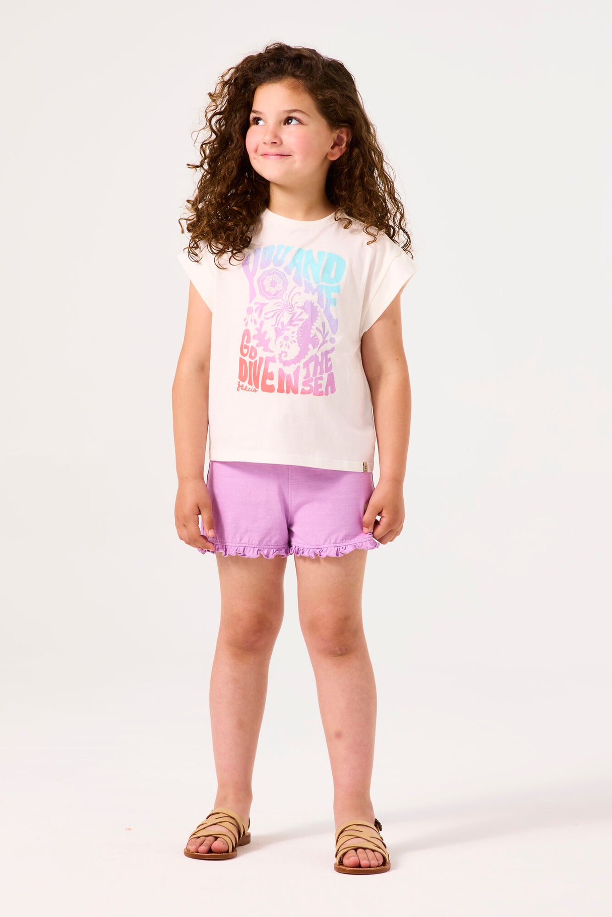 T shirt Fiorella Blanc