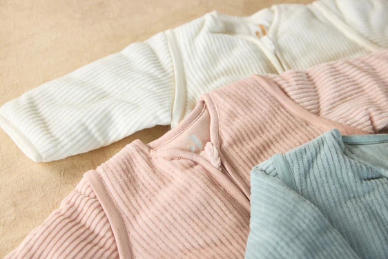 Gigoteuse avec Manches Amovible Ronde 110cm Rib Ivory