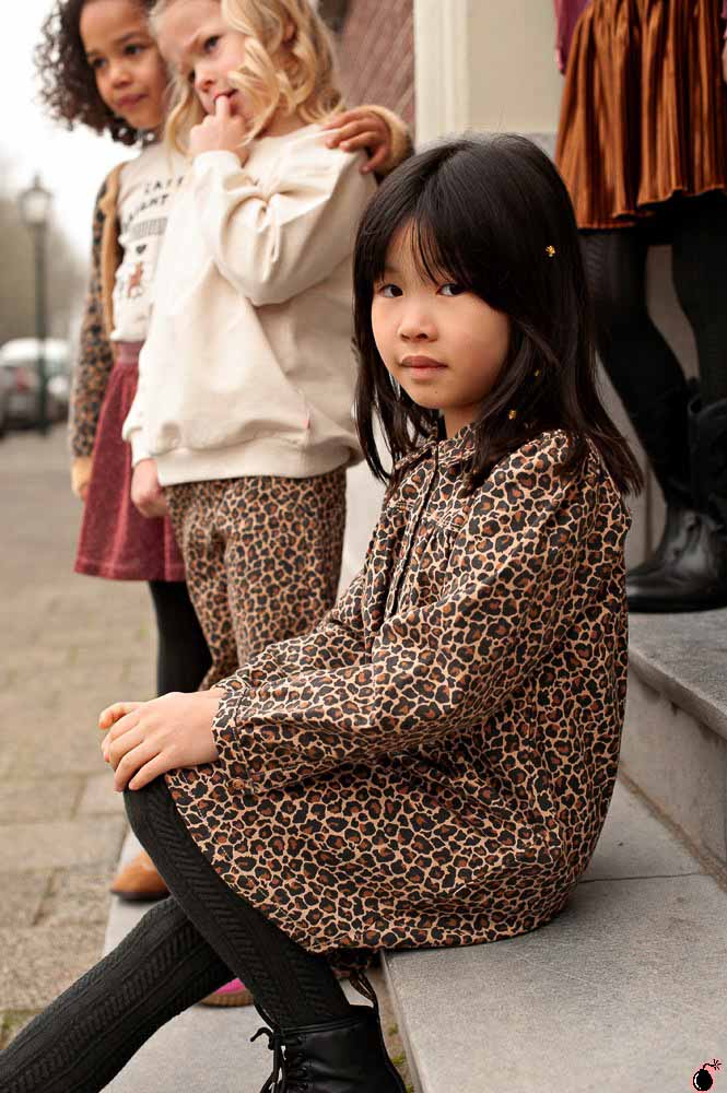 Jupe City Chic Brun