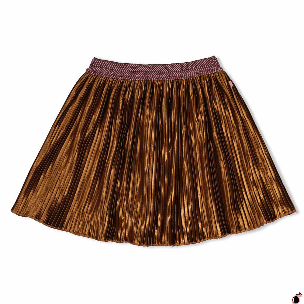 Jupe City Chic Brun