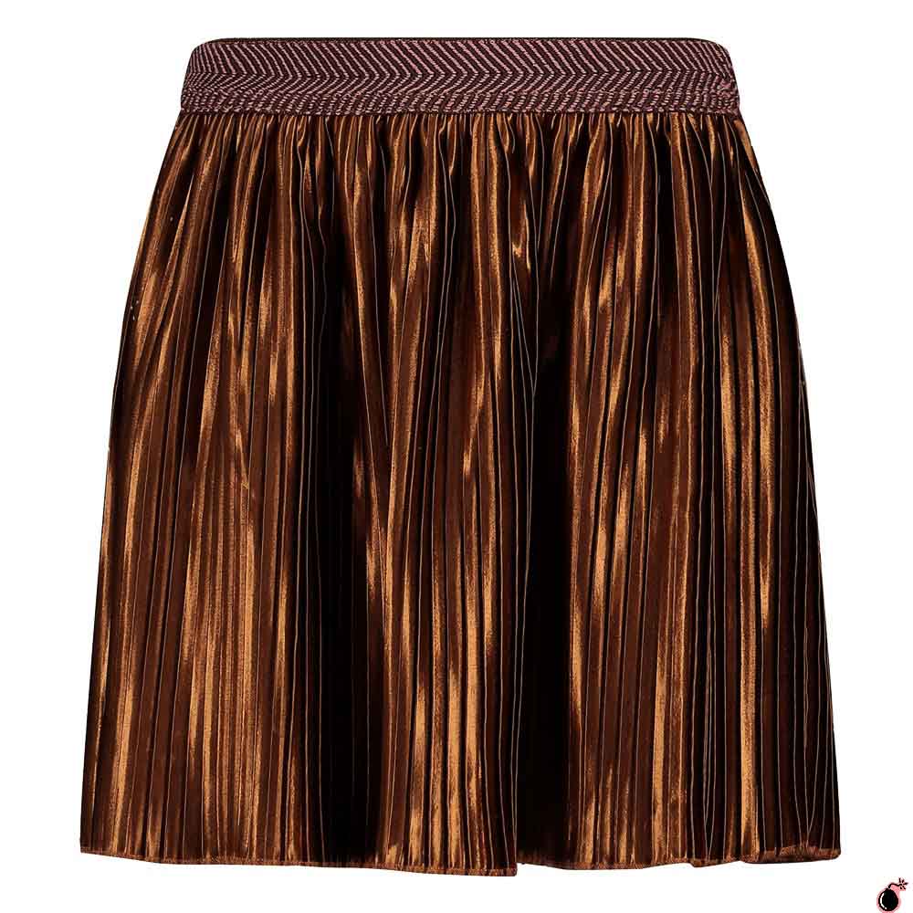 Jupe City Chic Brun