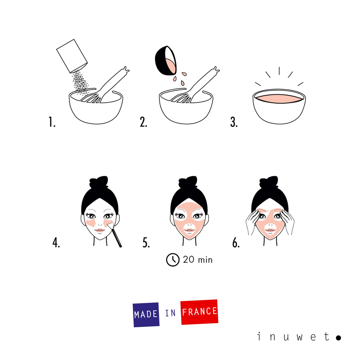 Masque visage - Peel Off monoï