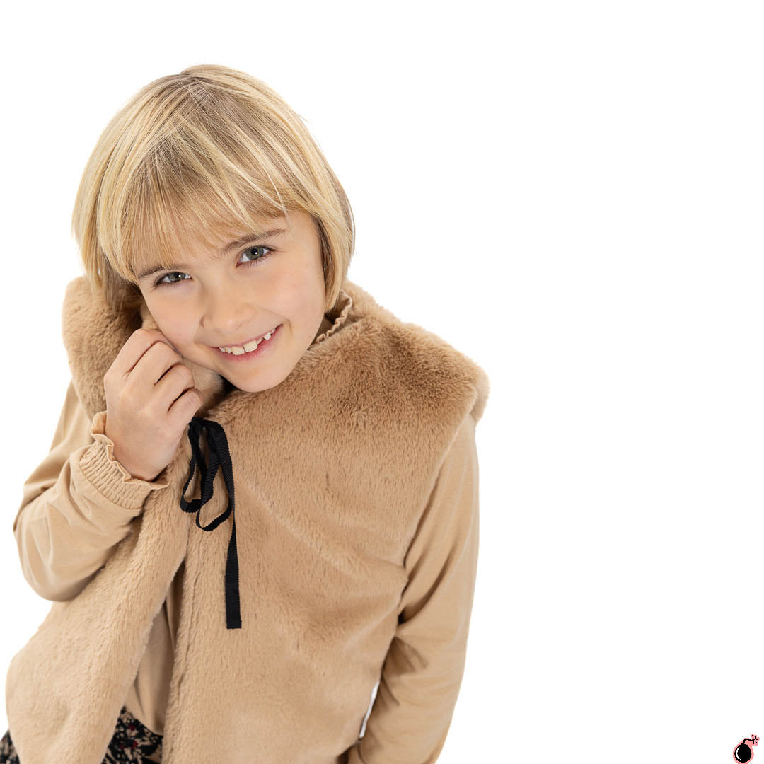 Gilet Mae Beige