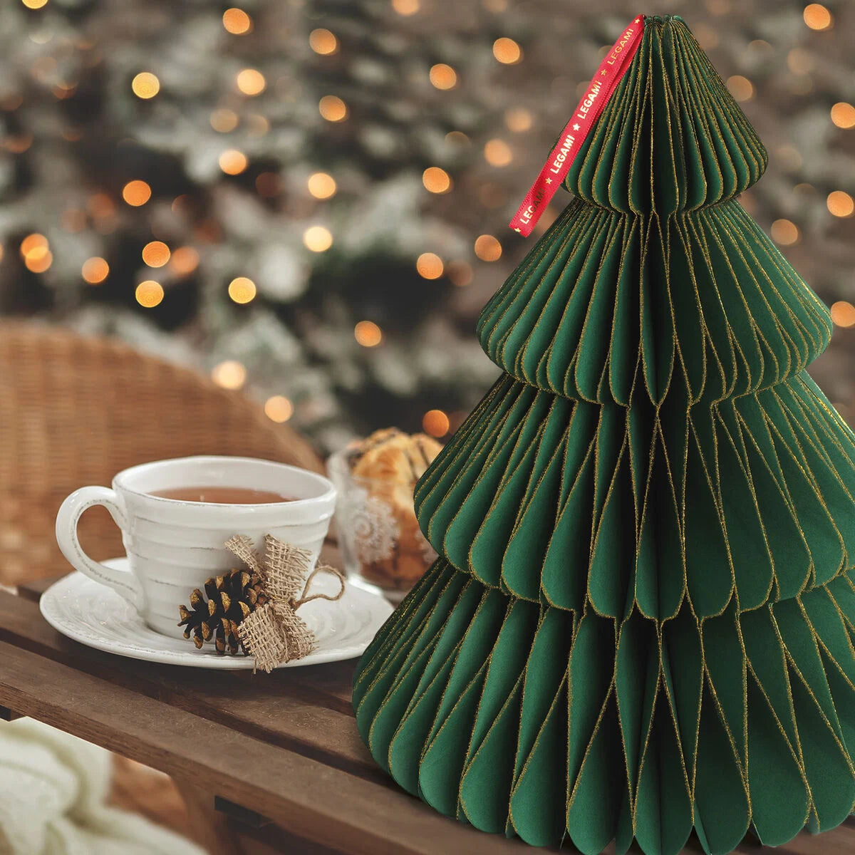 Sapin de Noël pliable en papier - CHRISTMAS