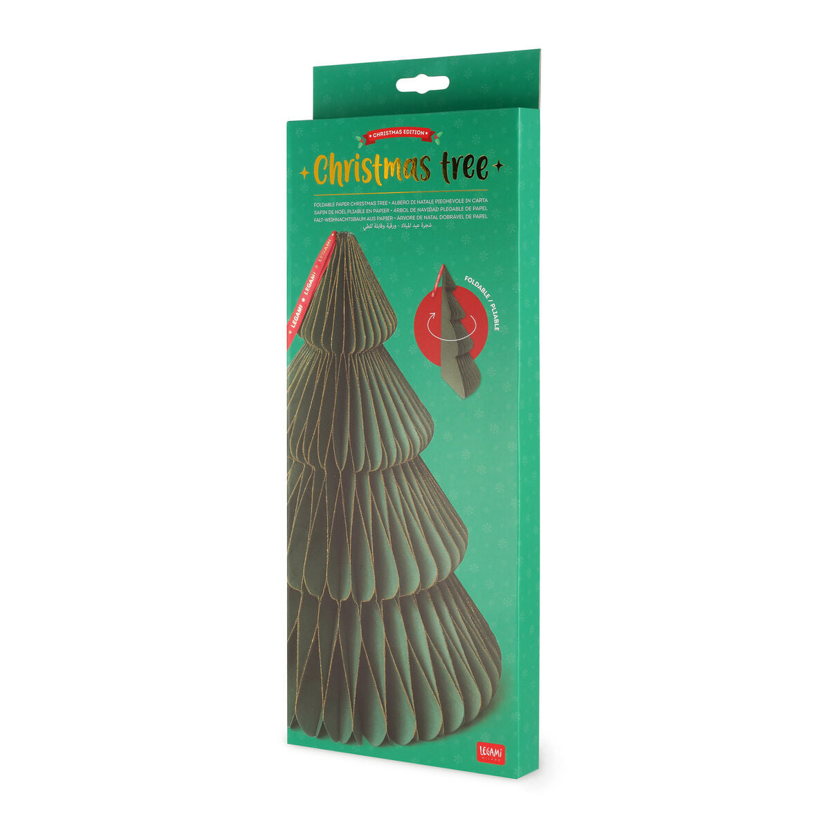 Sapin de Noël pliable en papier - CHRISTMAS