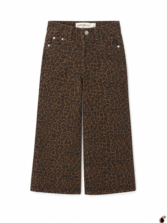 Pantalon Léopard Chocolat PM