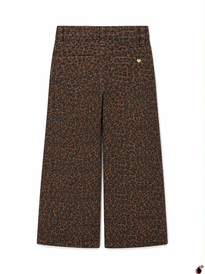 Pantalon Léopard Chocolat PM