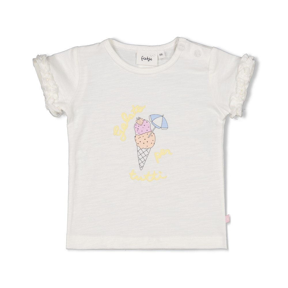 T shirt Sunshine Blanc