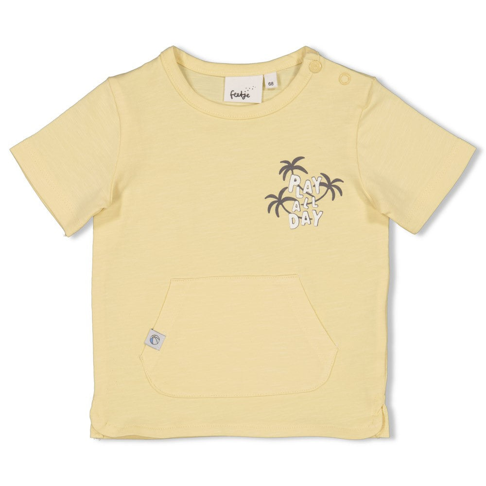 T shirt Pool Jaune