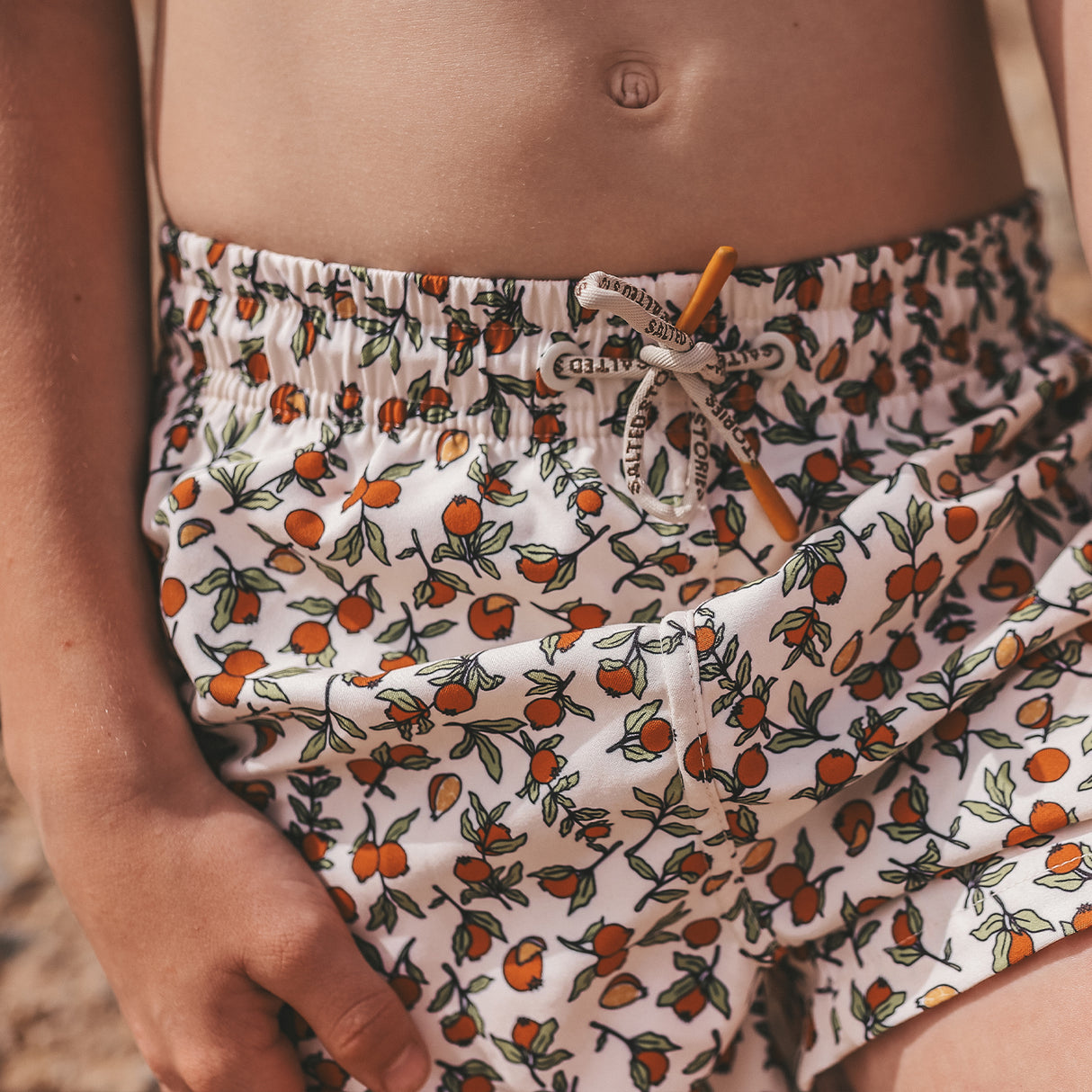 Maillot Kaï Blanc orangé