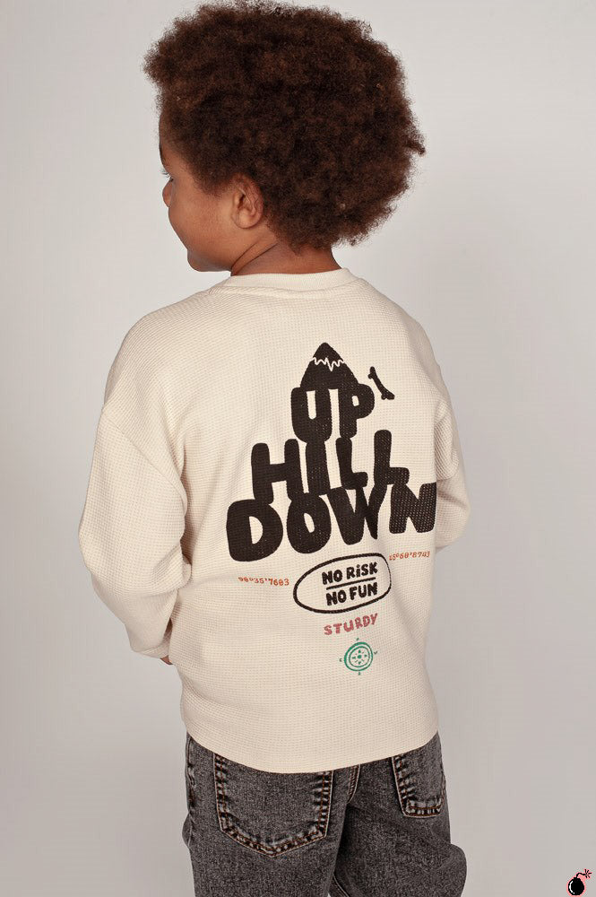 T shirt Montagne Blanc