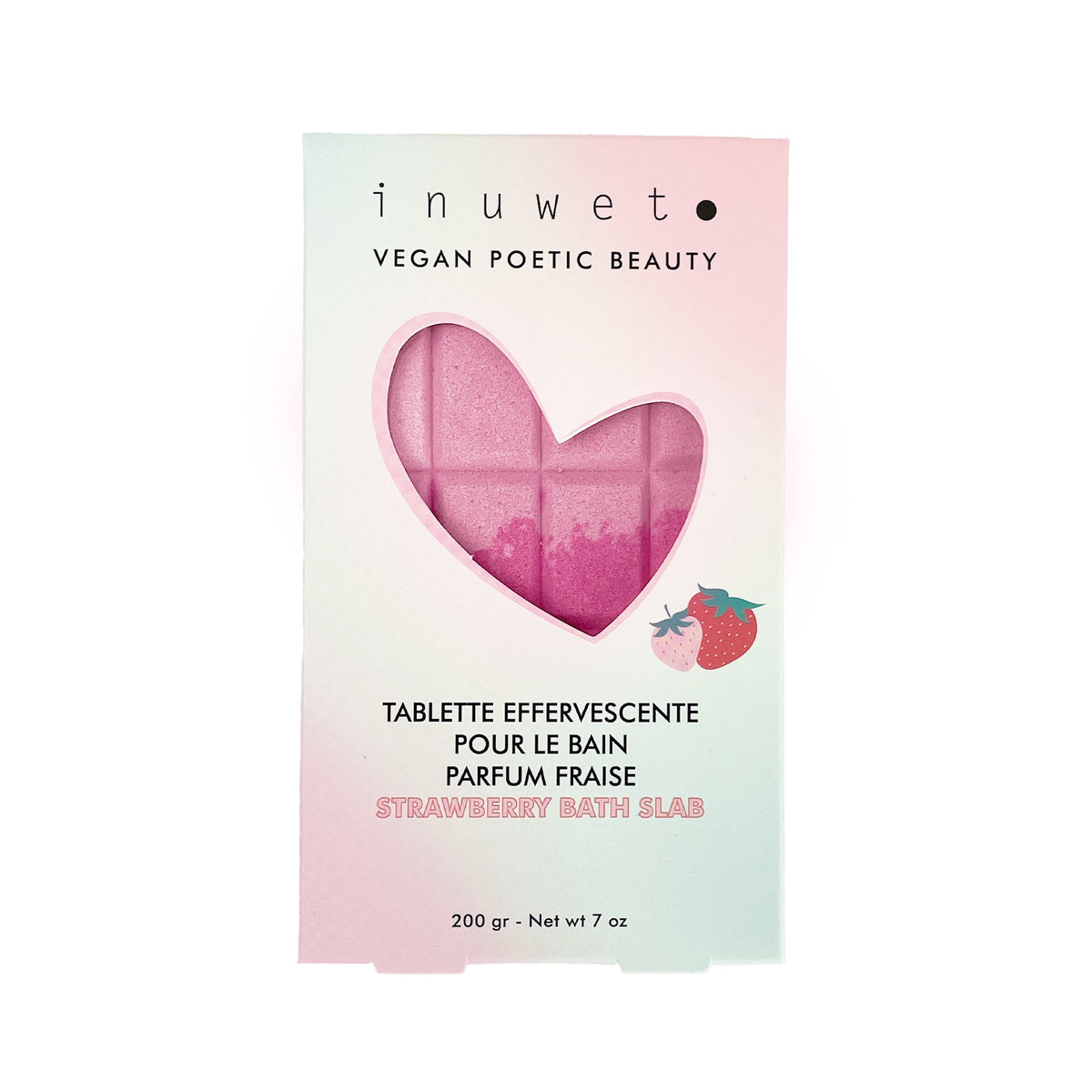 Tablette de bain effervescente - Fraise