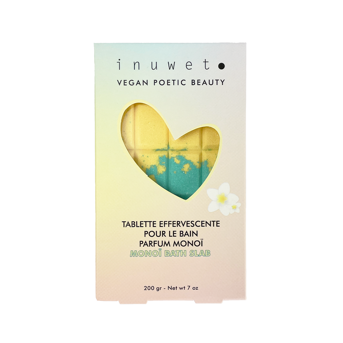 Tablette de bain effervescente - Monoï