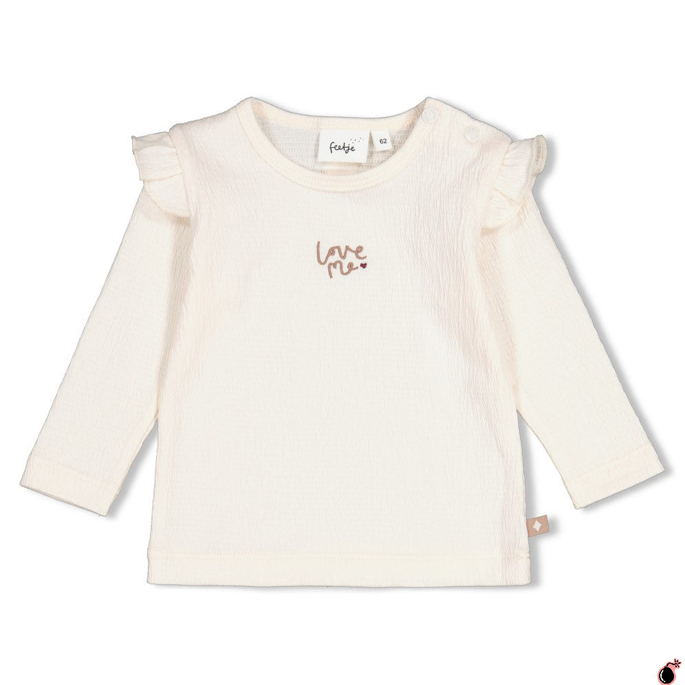 T shirt Love Blanc