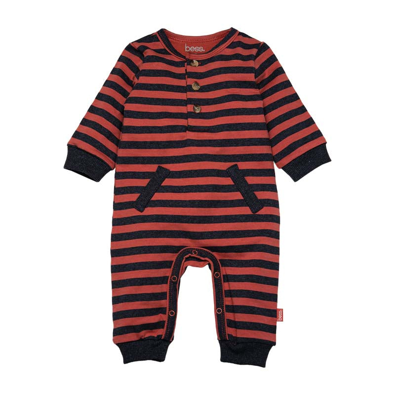Combinaison Striped Rouge